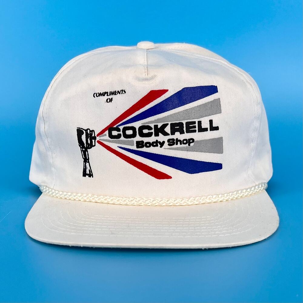 90s Auto Body Trucker Hat 1990s Vintage SnapBack Cobra